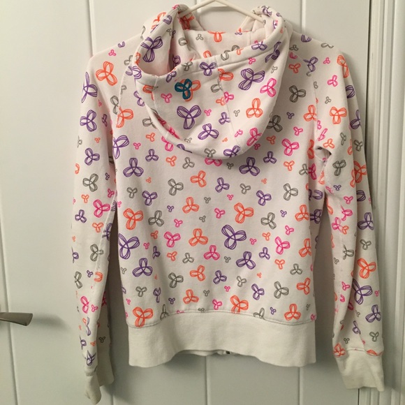 Aritzia TNA White Zip-Up Hoodie - Picture 2 of 3